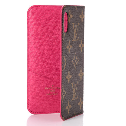 Louis Vuitton Monogram iPhone X Folio Case Rose Pop 3 of 7