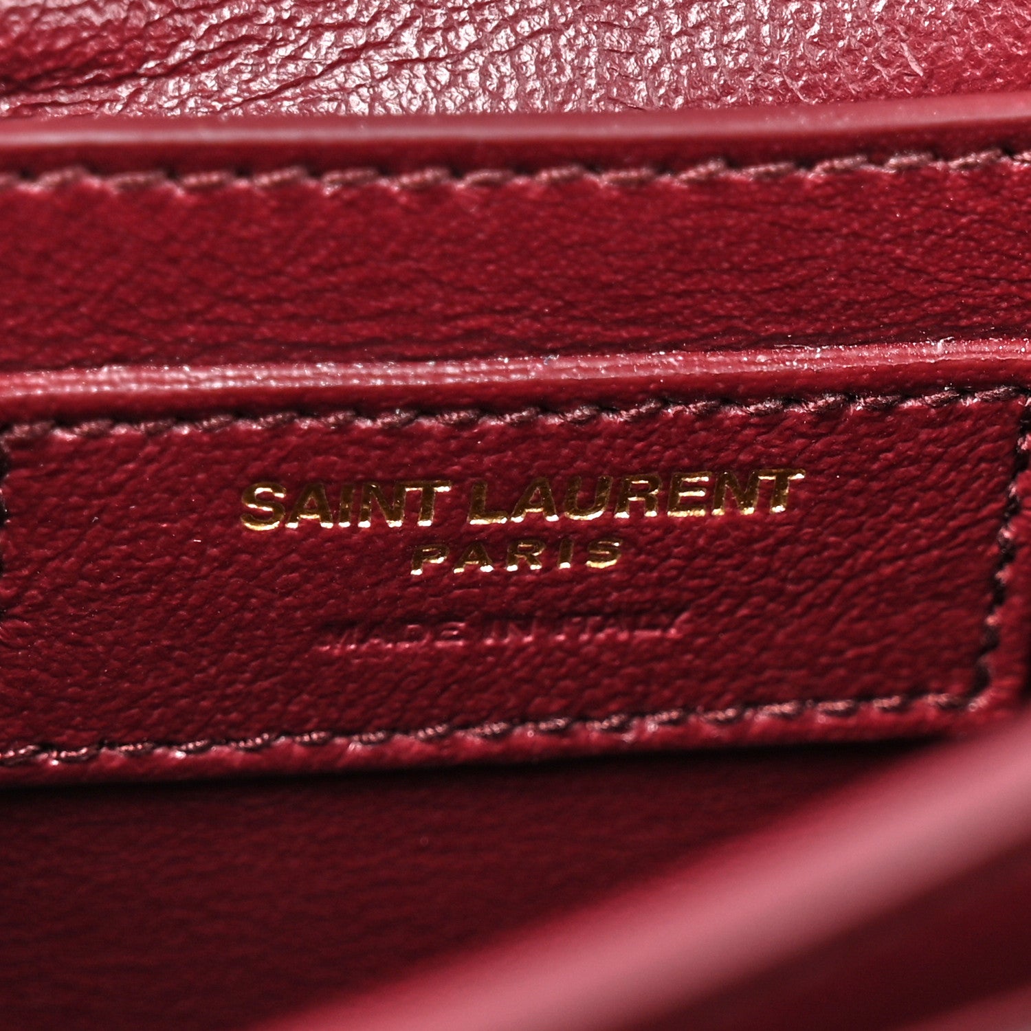 Saint Laurent Smooth Calfskin Medium Classic Monogram Cassandra Top Handle Black 6 of 12