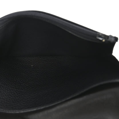 Hermes Togo Dogon Duo Wallet Black 5 of 6