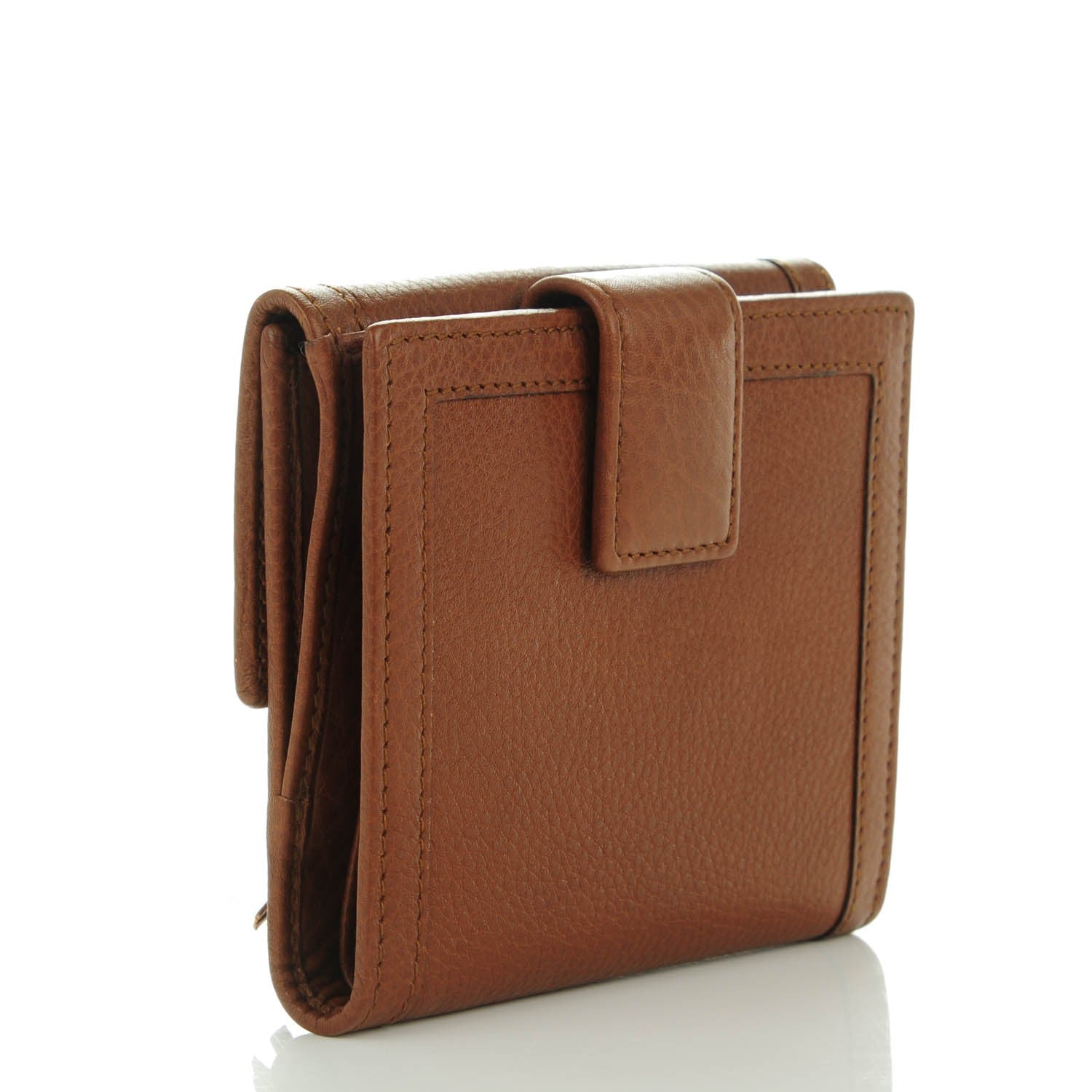 Gucci Cellarius Calfskin Bella French Wallet Cuir 3 of 7