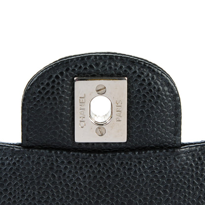 Chanel Caviar Quilted Medium Double Flap Black 6 of 8