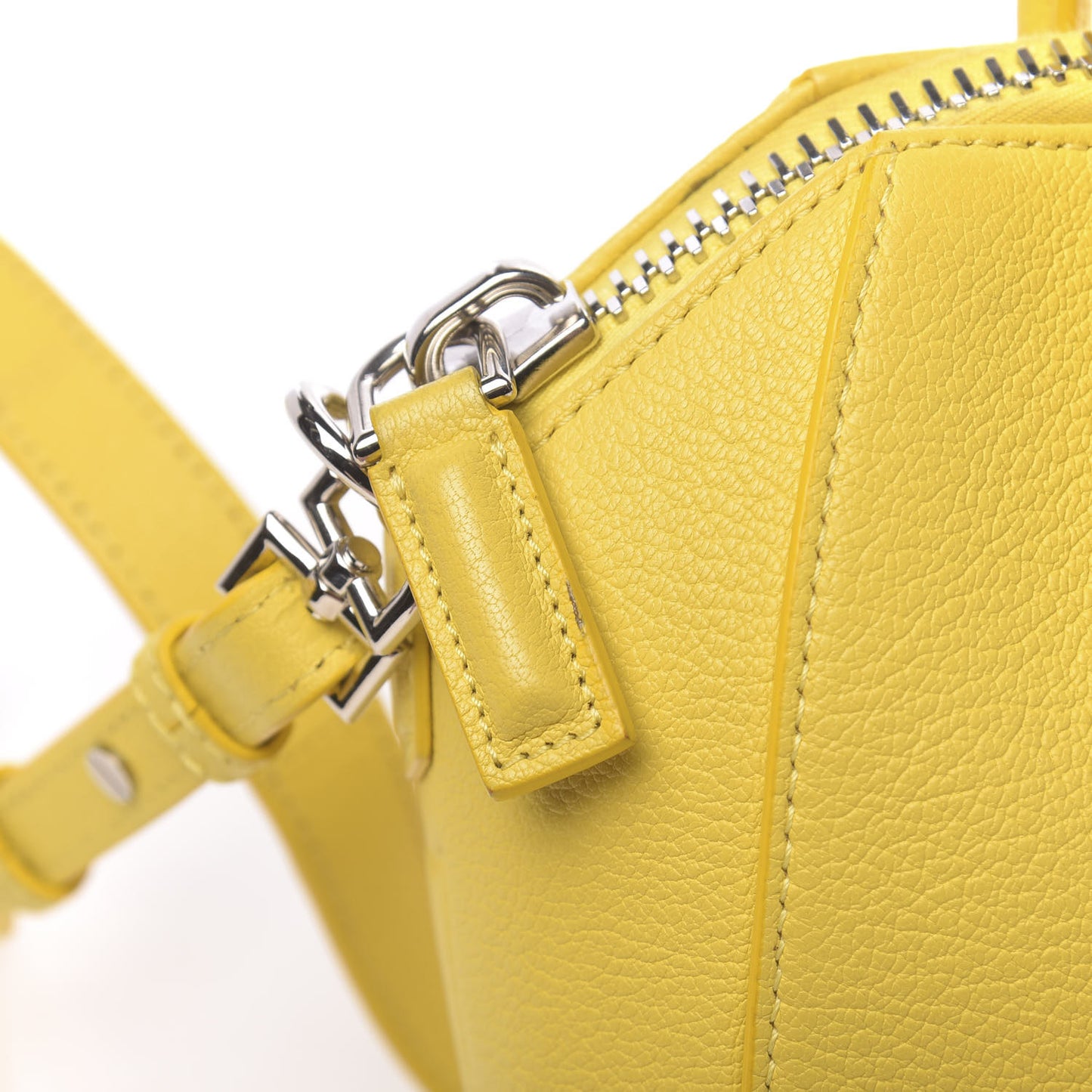 Sugar Goatskin Mini Antigona Yellow