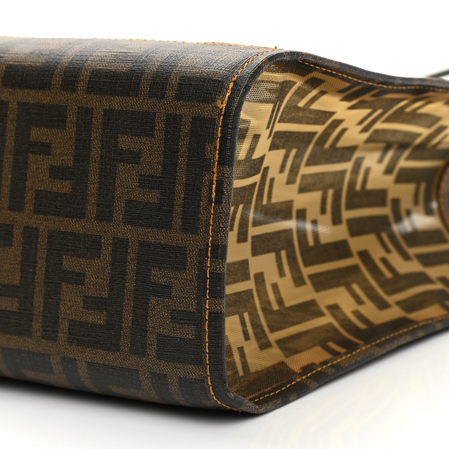 Mesh Glazed Fabric FF 1974 Tote Tobacco