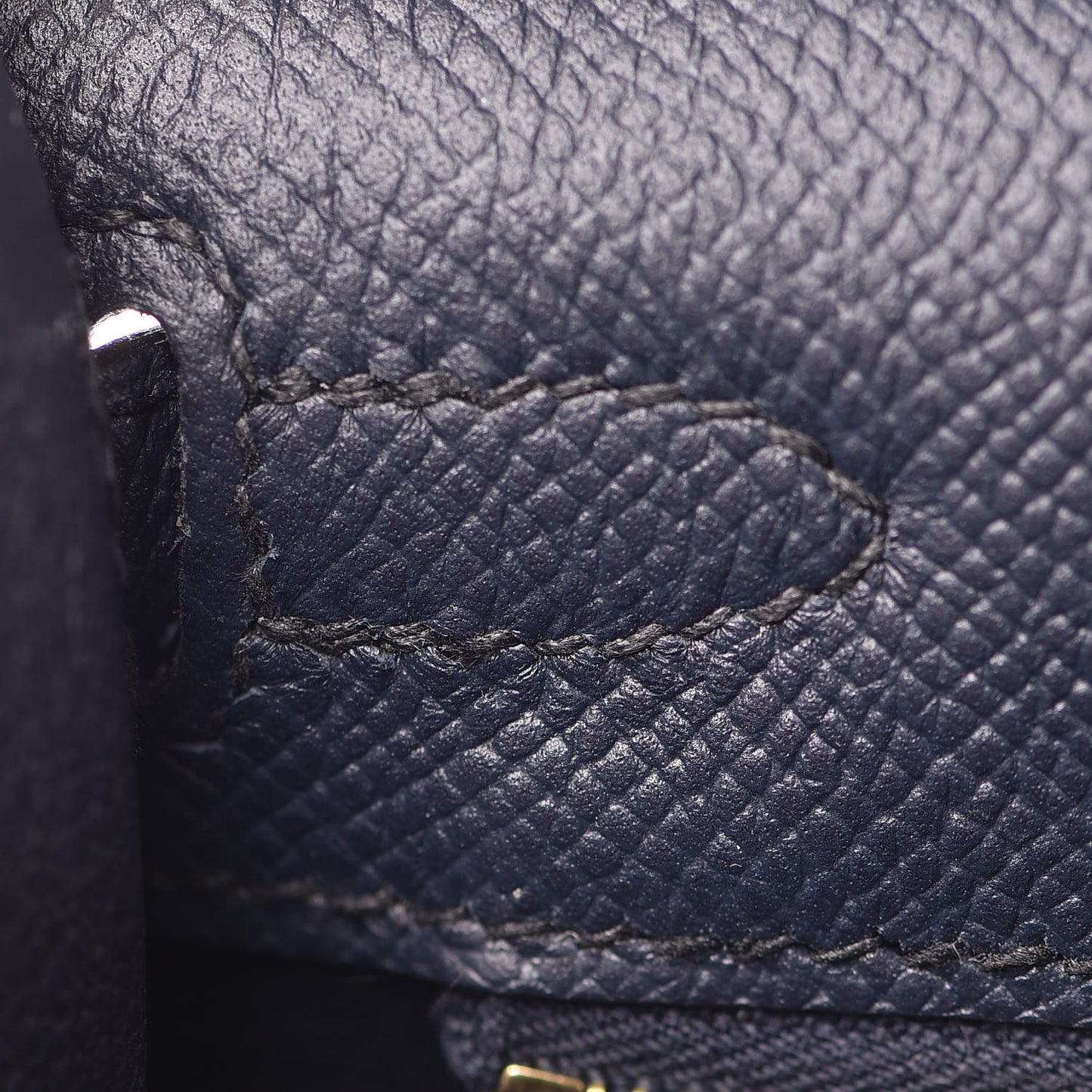 Epsom Kelly Sellier 25 Bleu Indigo