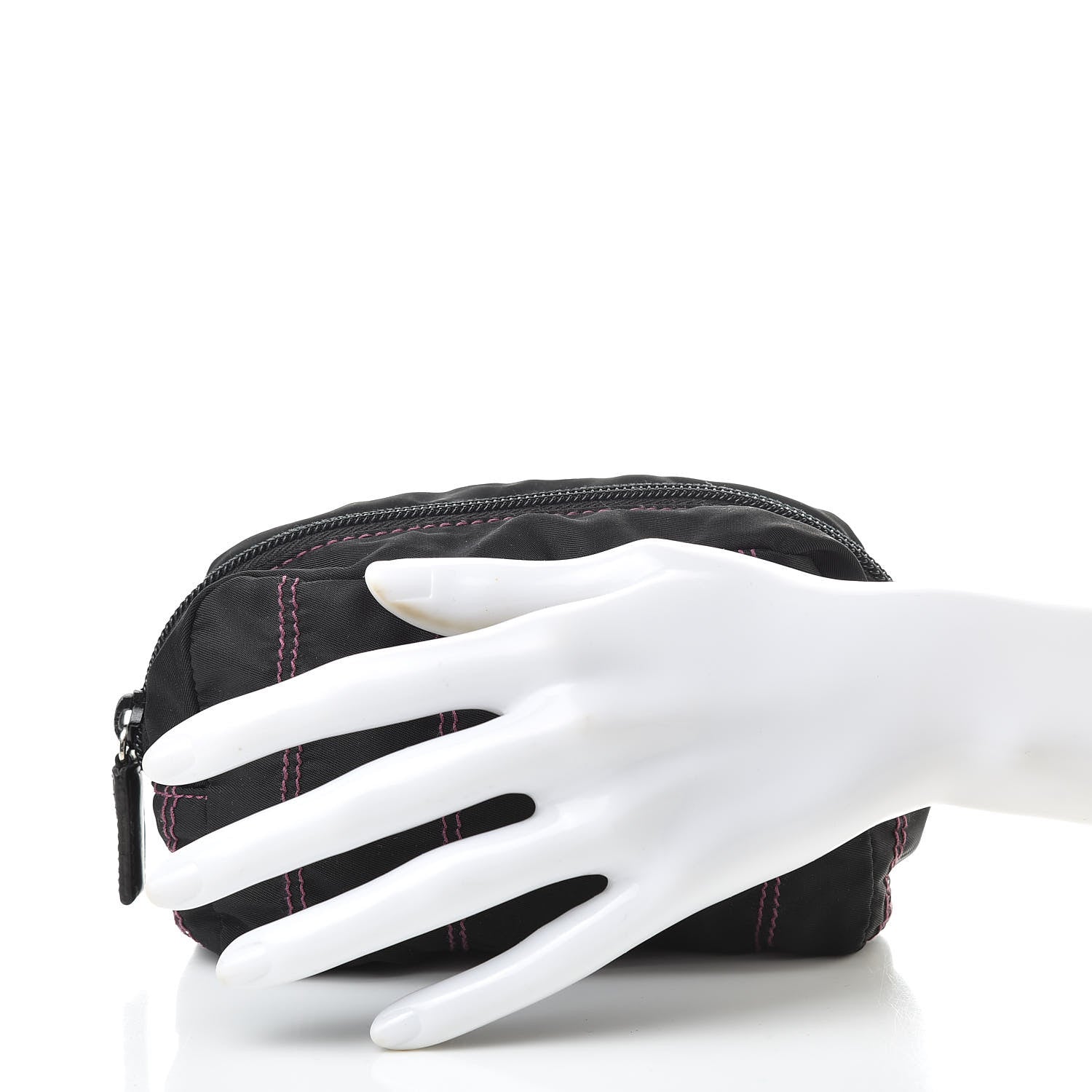 Prada Nylon Tessuto Cosmetic Pouch Black 2 of 8