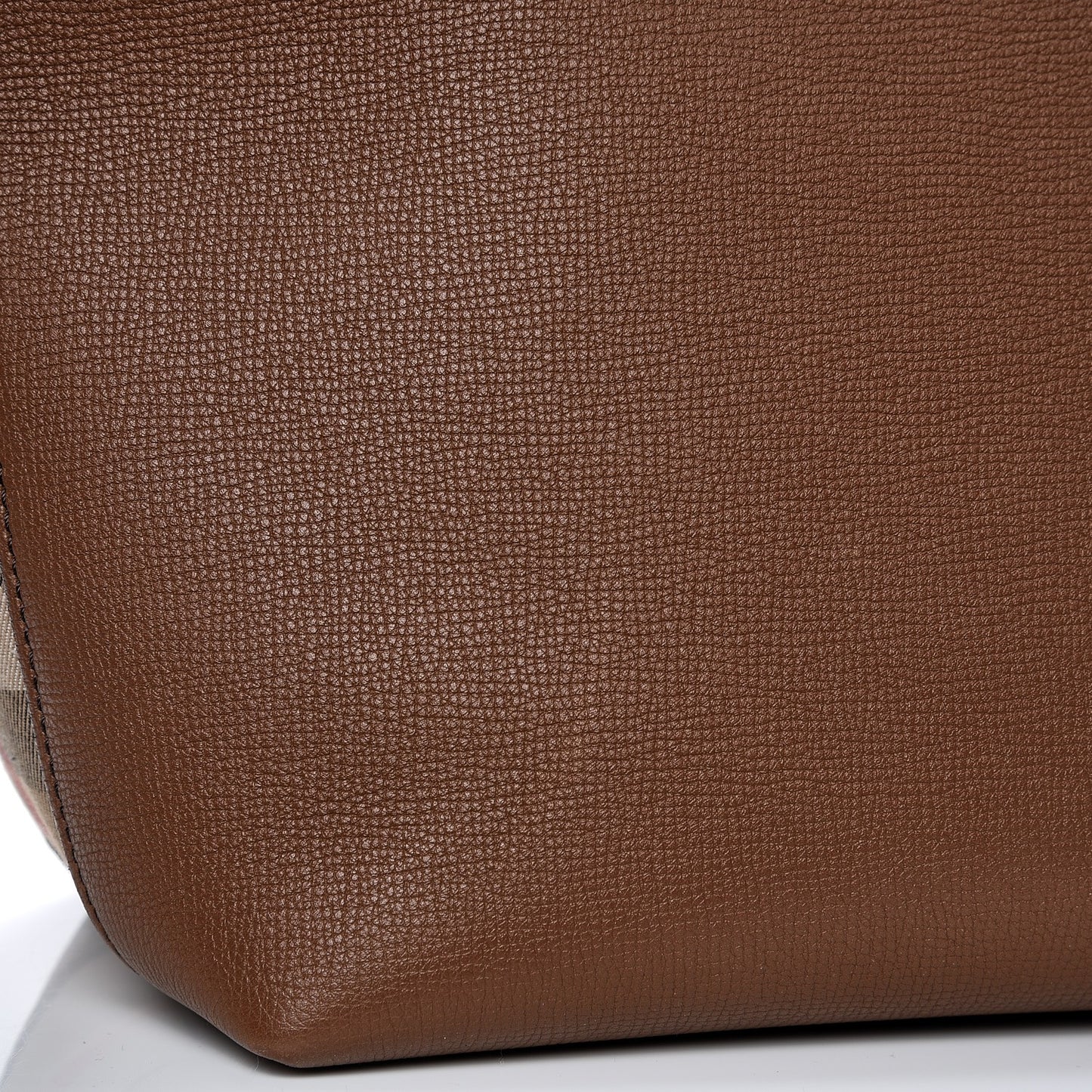 Derby Calfskin House Check Medium Welburn Tote Tan