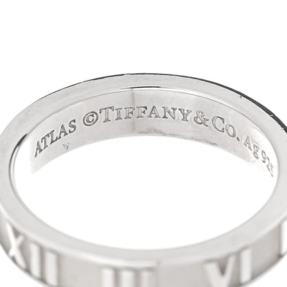 Tiffany Sterling Silver Narrow Atlas Ring 49 4.75 4 of 6