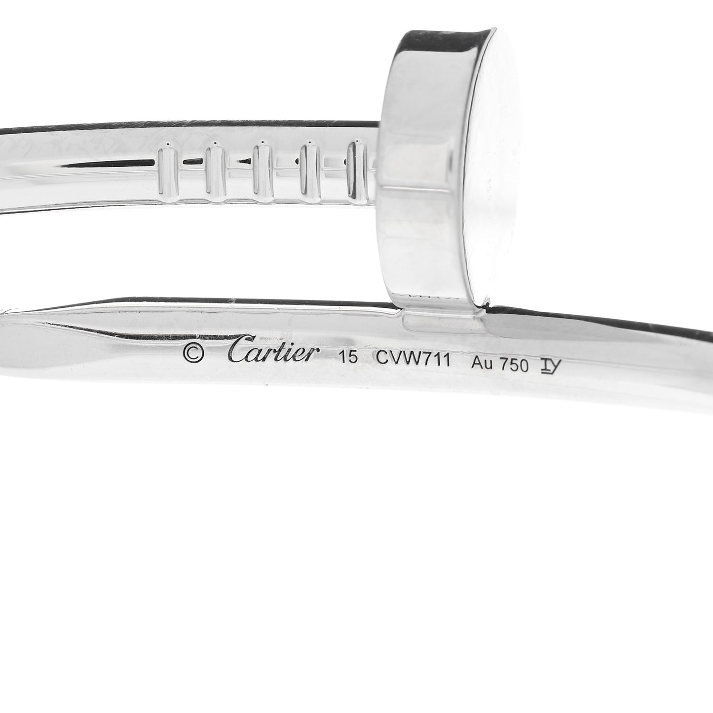 18K White Gold Juste Un Clou Bracelet 15