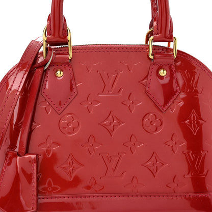 Louis Vuitton Vernis Alma BB Pomme D'Amour 7 of 9