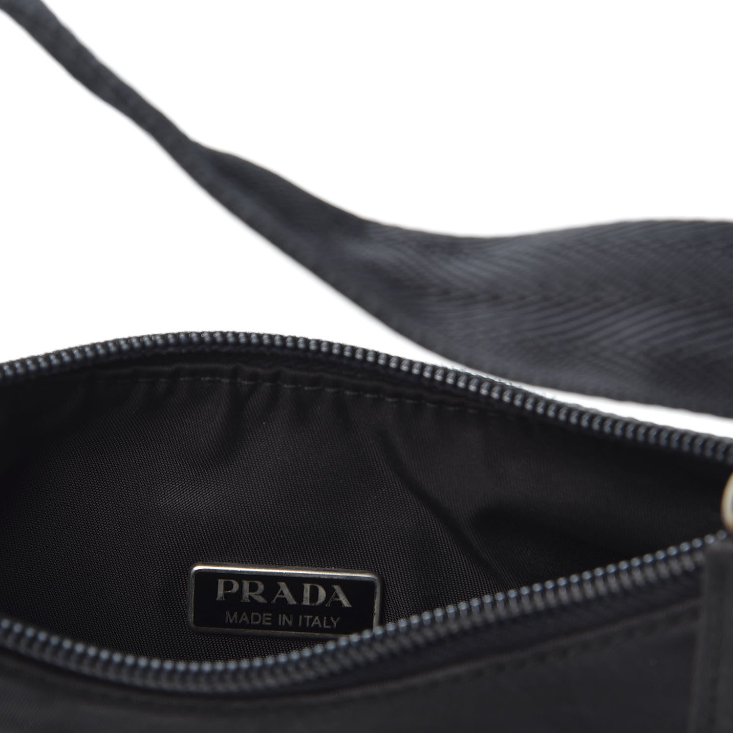 Prada Tessuto Nylon Sport Shoulder Bag Black 7 of 8