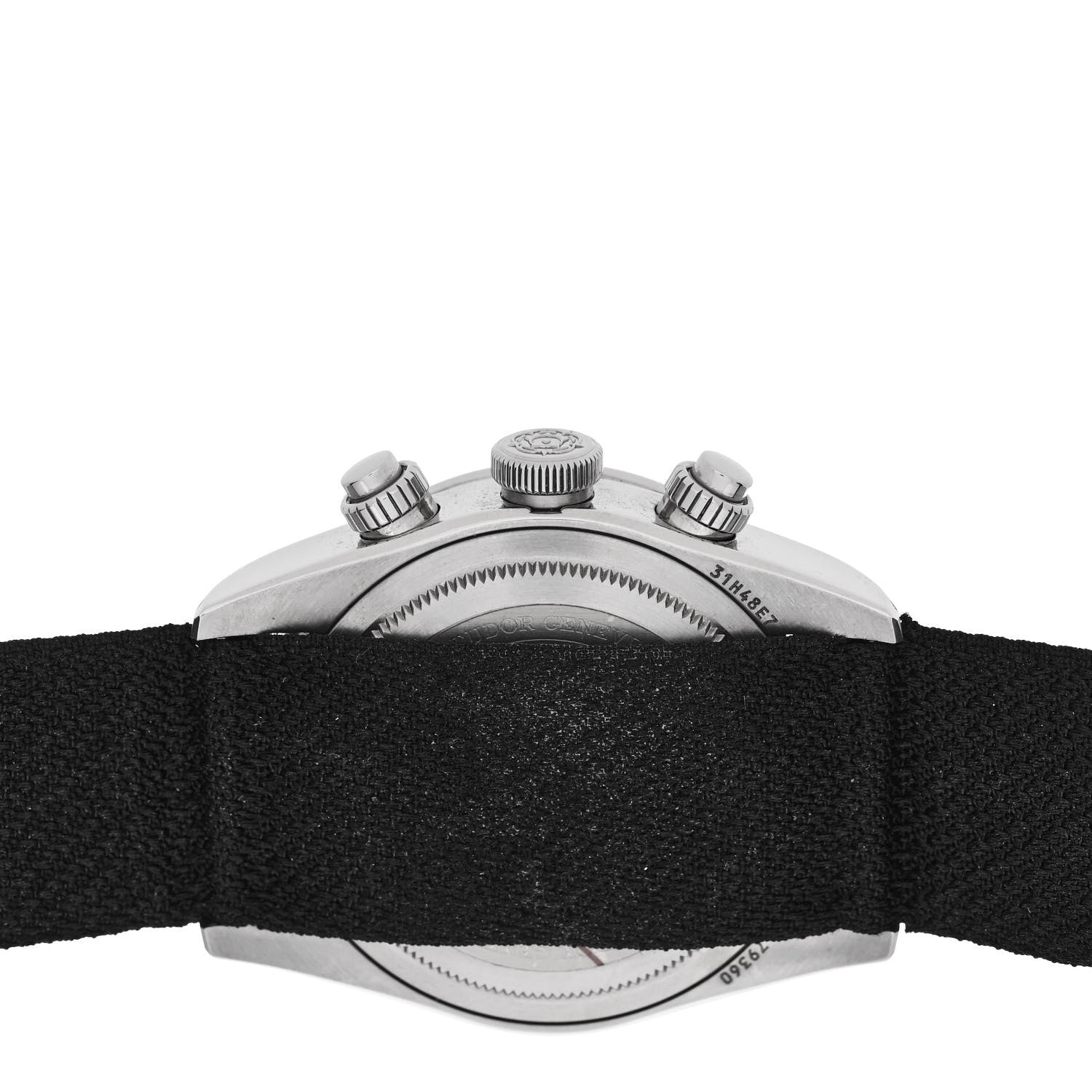 TUDOR Stainless Steel Fabric 41mm Black Bay Chronograph Panda Automatic Watch White 79360N 4 of 5