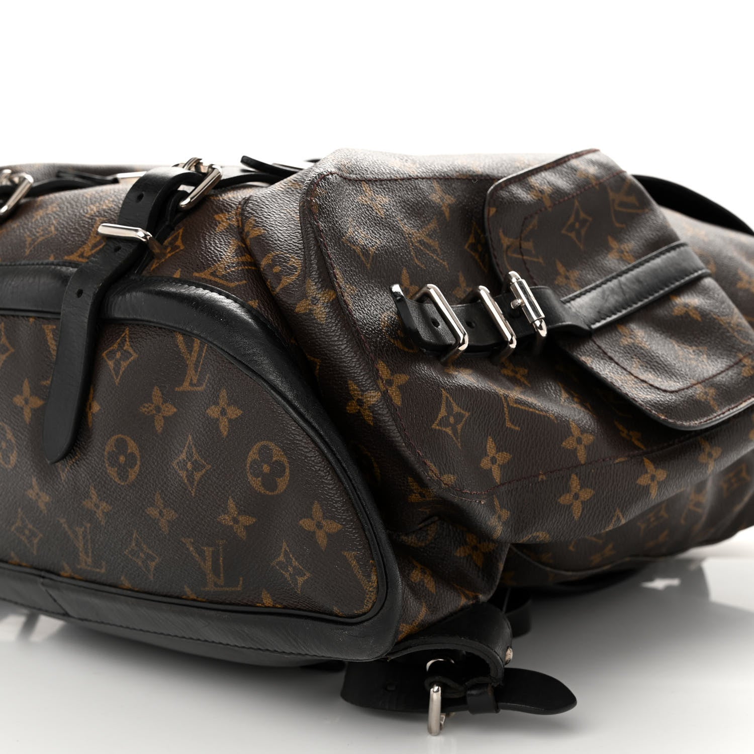 Louis Vuitton Monogram Macassar Christopher Backpack 9 of 13