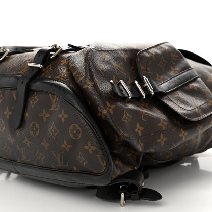 Louis Vuitton Monogram Macassar Christopher Backpack 9 of 13