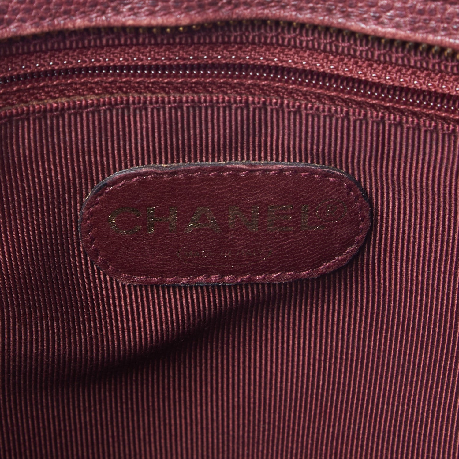 Chanel Caviar CC Shoulder Bag Red 8 of 9