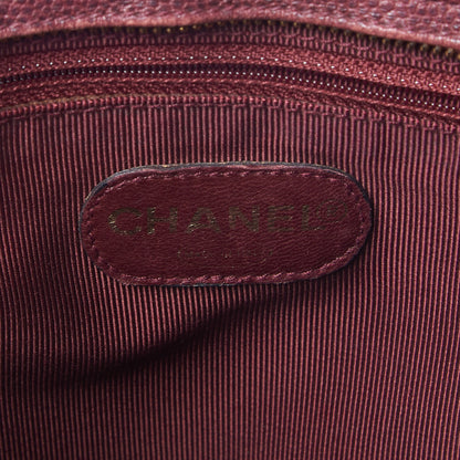 Chanel Caviar CC Shoulder Bag Red 8 of 9