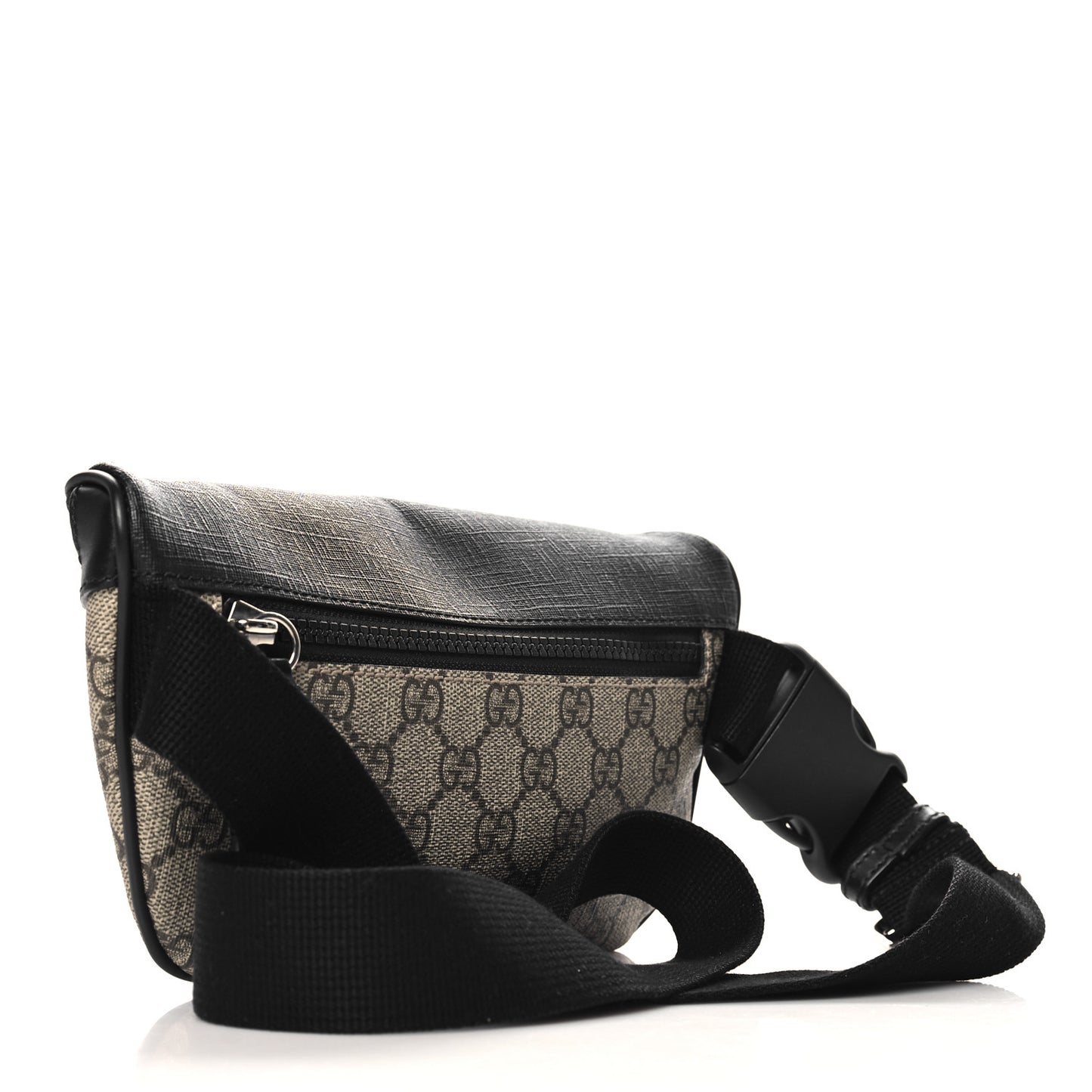 GG Supreme Monogram Belt Bag Black