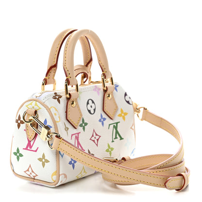Louis Vuitton LV X TM Monogram Multicolor Nano Speedy White 3 of 10