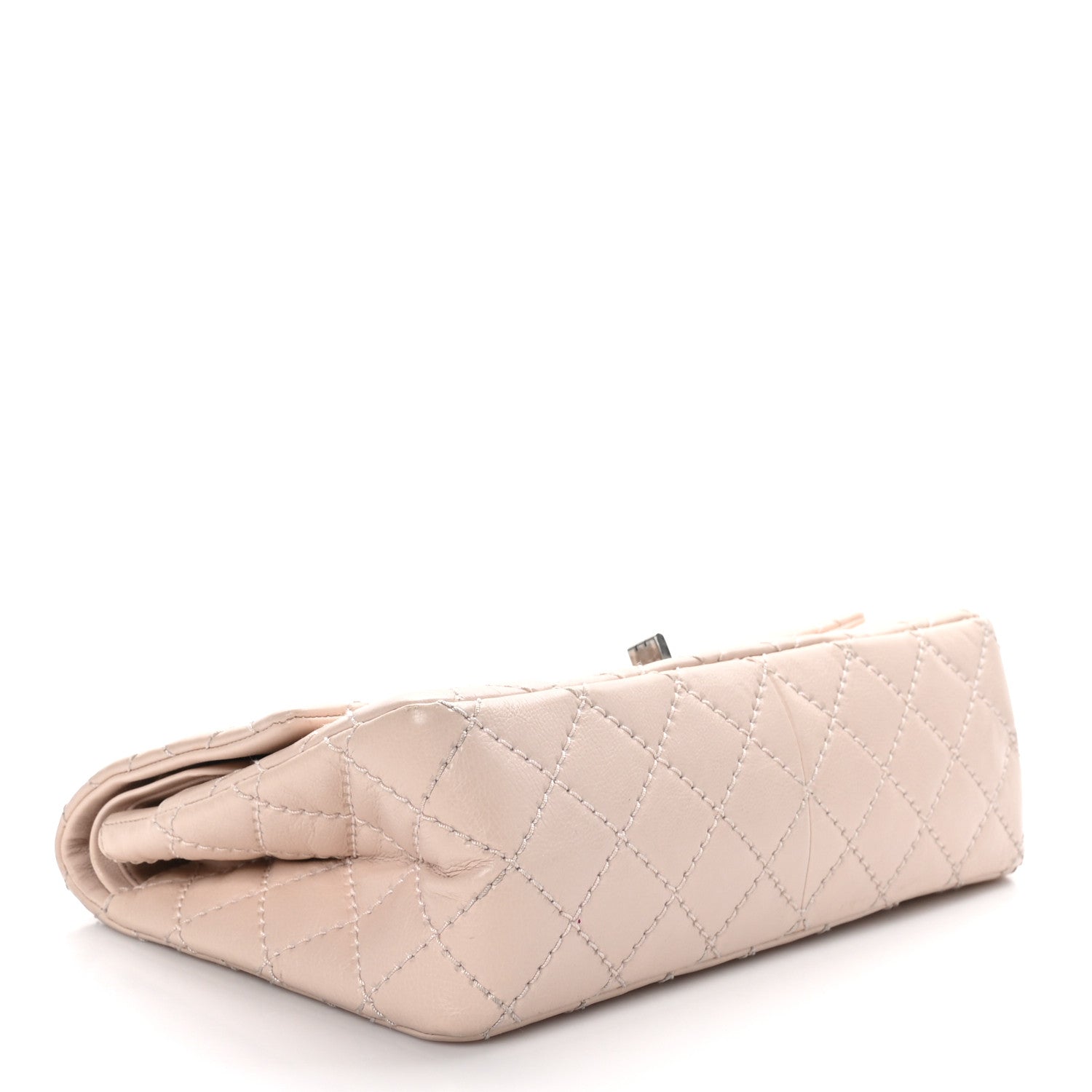 Chanel Calfskin Vivid Stitched 2.55 Reissue 226 Flap Light Pink 4 of 11