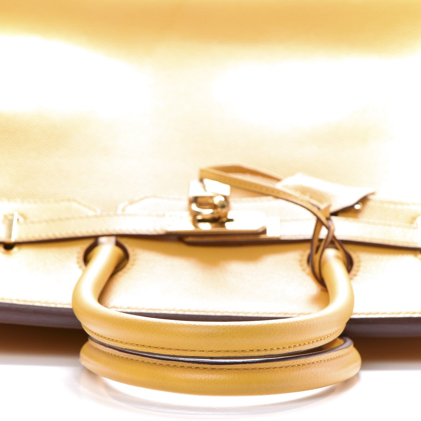 Epsom Birkin 35 Jaune Ambre