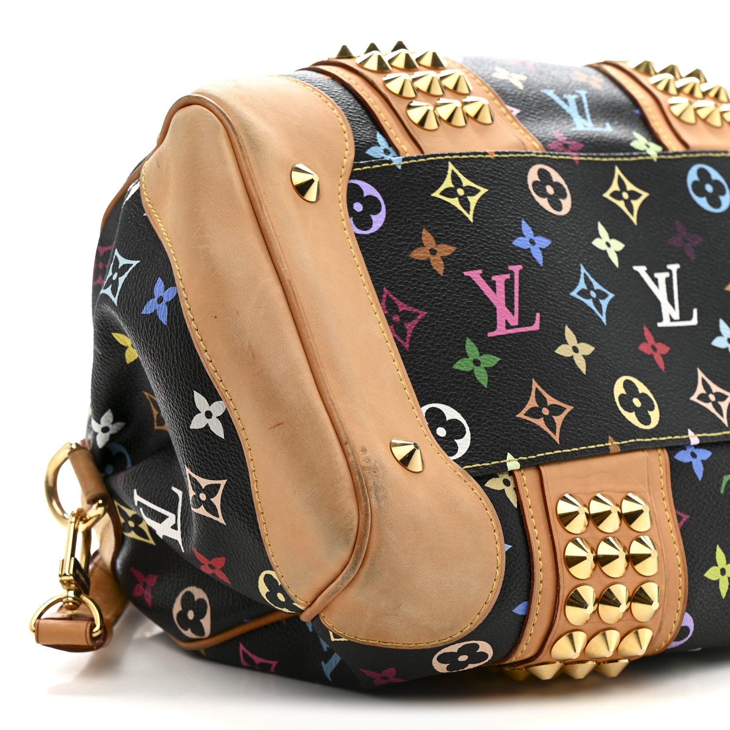 Louis Vuitton Monogram Multicolor Courtney MM Black 9 of 15