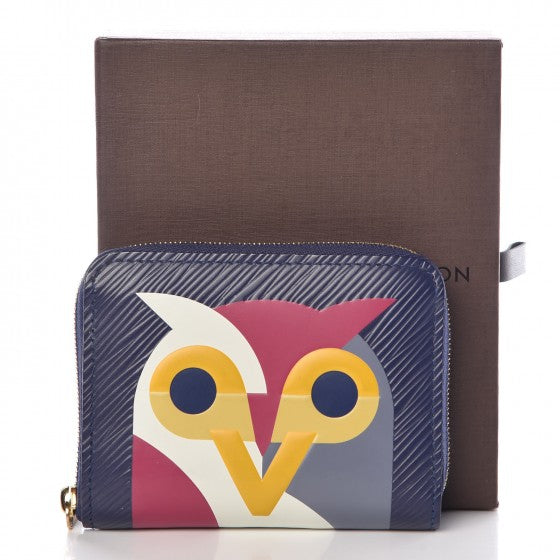 Epi Owl Zippy Coin Purse Iris
