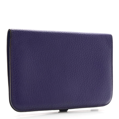 Hermes Togo Dogon Duo Wallet Iris 3 of 8