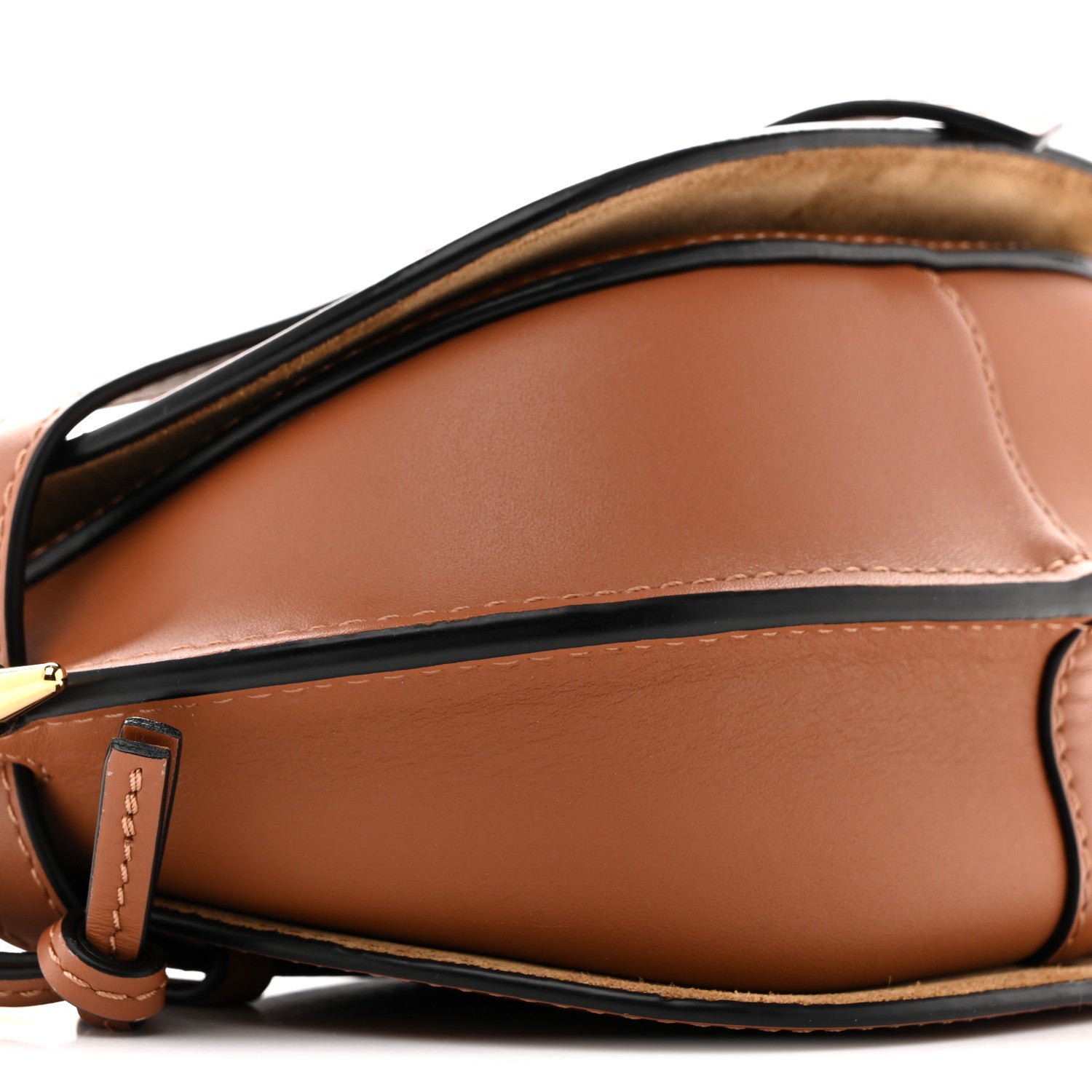 Loewe Calfskin Jacquard Mini Gate Dual Bag Tan 9 of 11