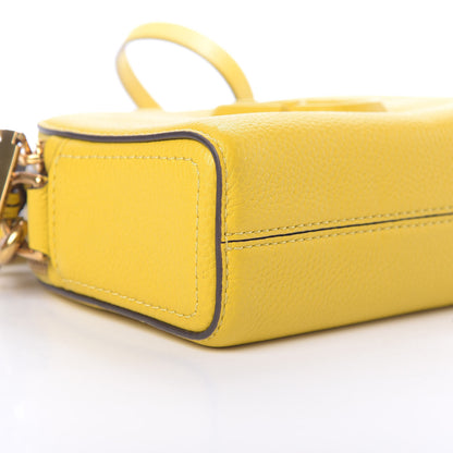 Marc Jacobs Calfskin Shutter Camera Crossbody Bag Sunshine Yellow 10 of 13