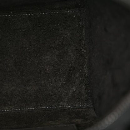 Celine Drummed Calfskin Micro Luggage Black 11 of 11