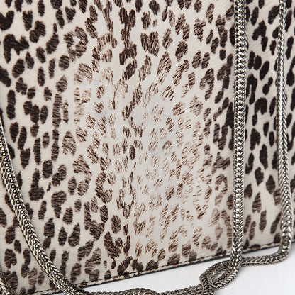 Saint Laurent Calf Hair Calfskin Snow Leopard Medium Betty White Black 14 of 15