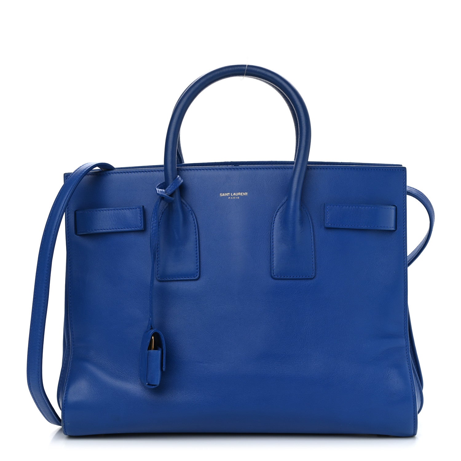 Saint Laurent Calfskin Small Sac De Jour Blue Majorelle 1 of 15