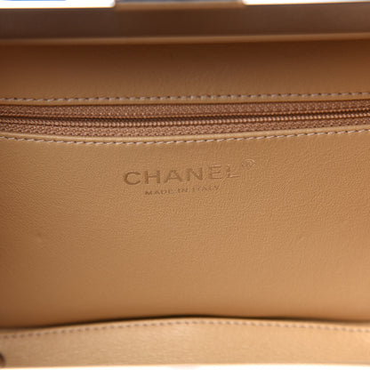 Chanel Raffia Patent Medium CC Filigree Vanity Case Black 5 of 9