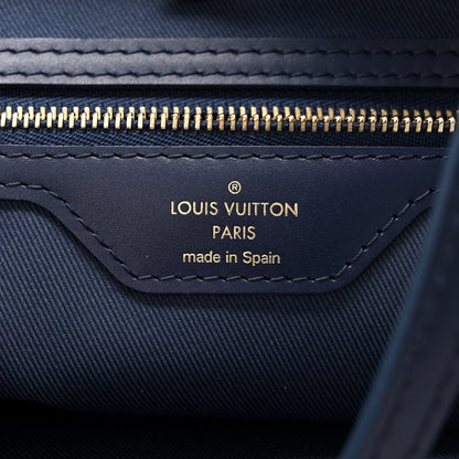 Louis Vuitton Monoglam Neverfull MM Blue 7 of 13