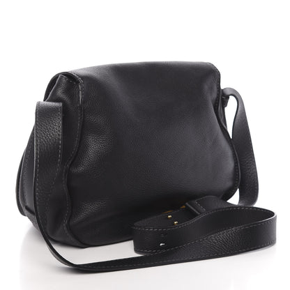 Chloe Calfskin Medium Marcie Round Crossbody Bag Black 3 of 12