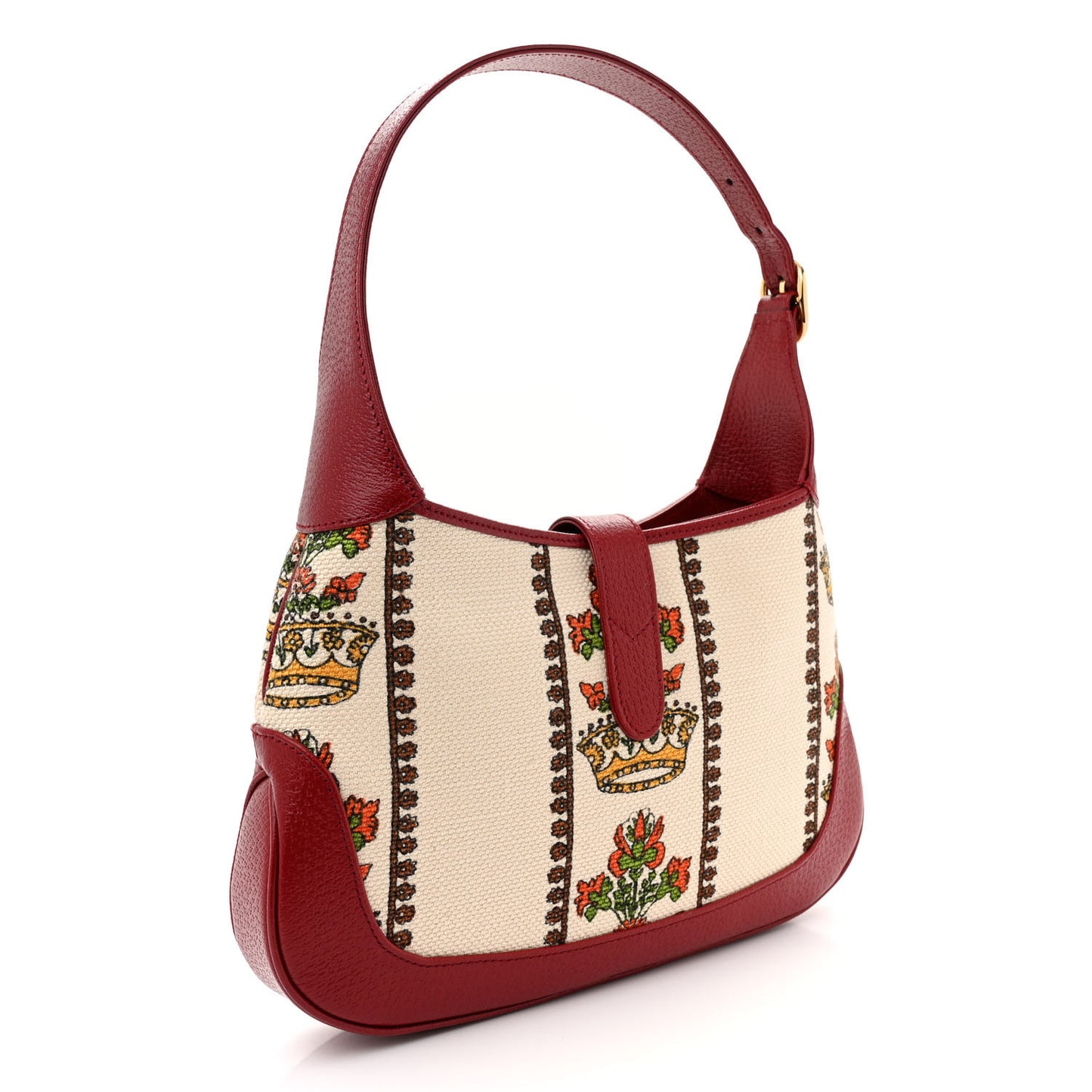Canvas Calfskin 100 Centennial Music Small Jackie 1961 Hobo Ivory Red