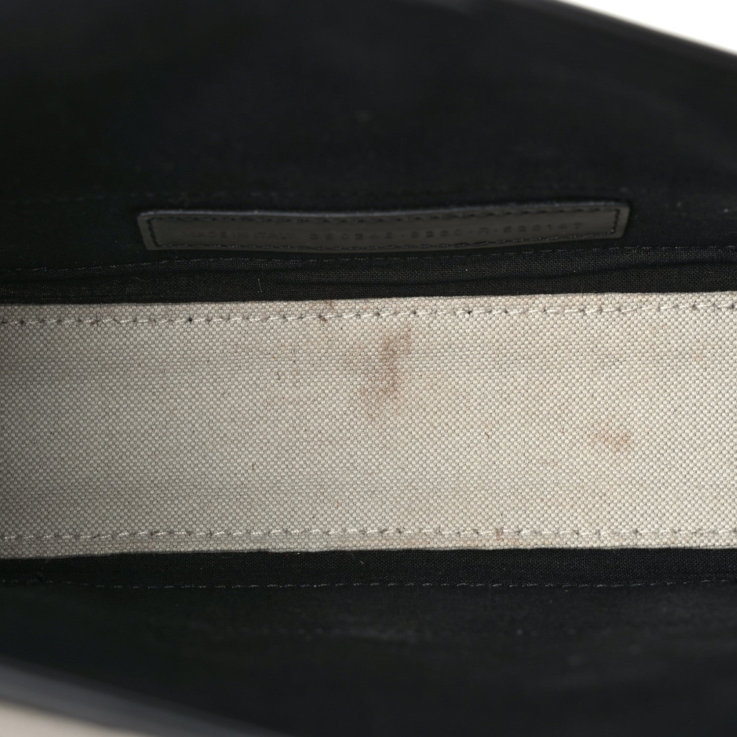 Balenciaga Cotton Canvas Satin Calfskin XS White Black 13 of 13