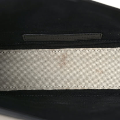 Balenciaga Cotton Canvas Satin Calfskin XS White Black 13 of 13