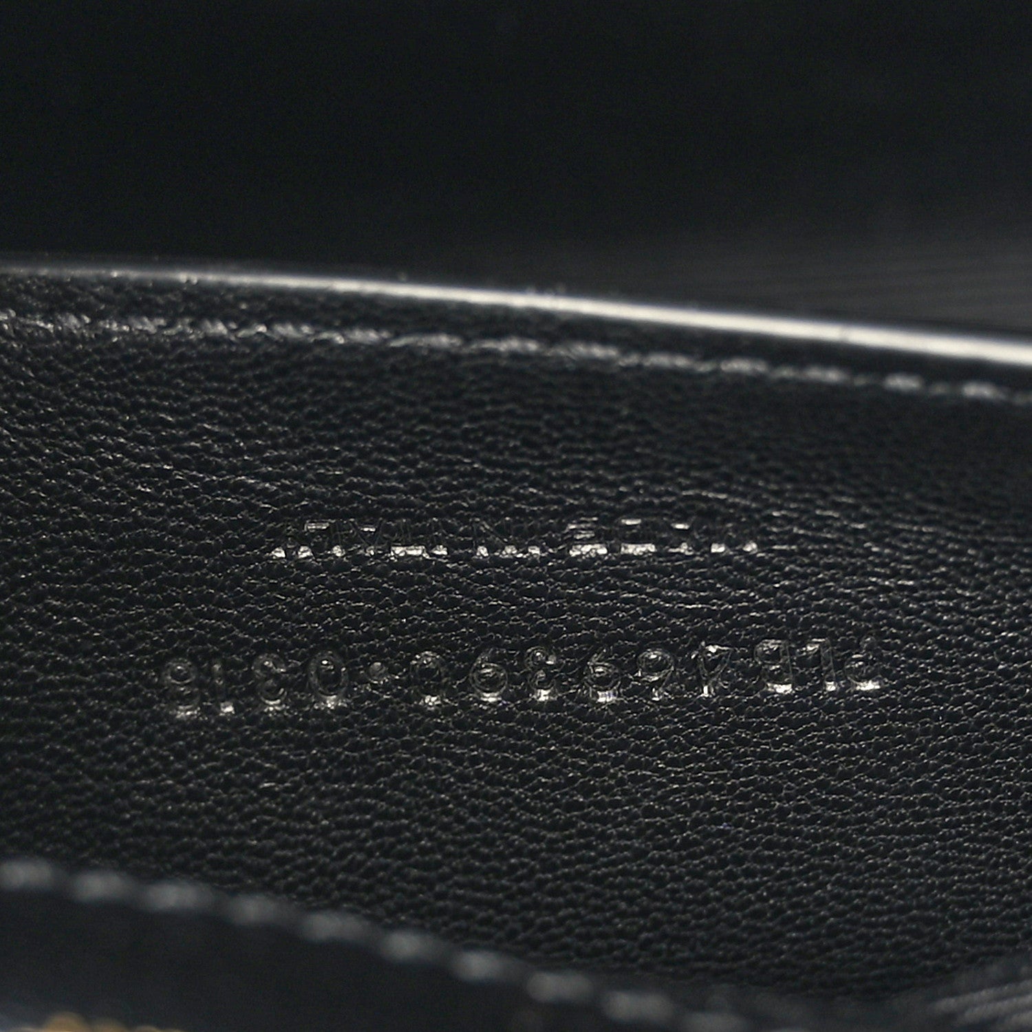 Saint Laurent Grain De Poudre Small Monogram Kate Satchel Black 7 of 9