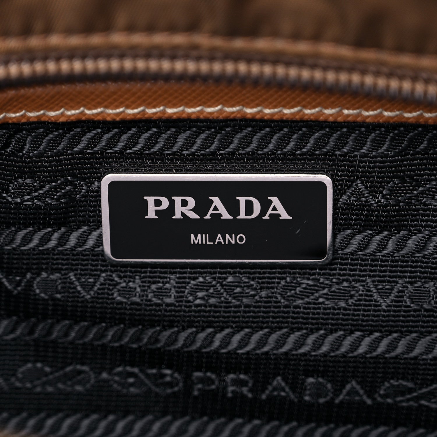 Prada Tessuto Nylon Messenger Bag Bruciato 6 of 12