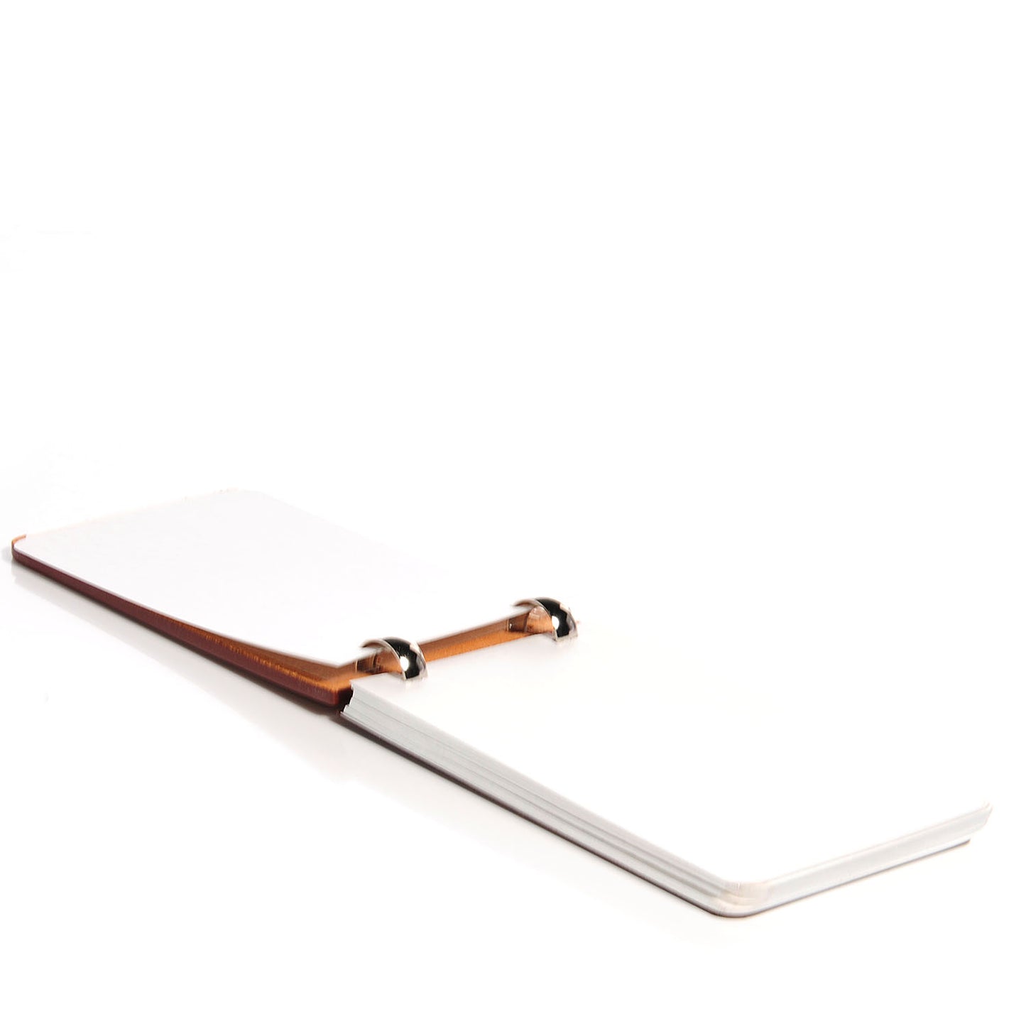 Hunter Calfskin Embossed Ex Libris Notepad Natural