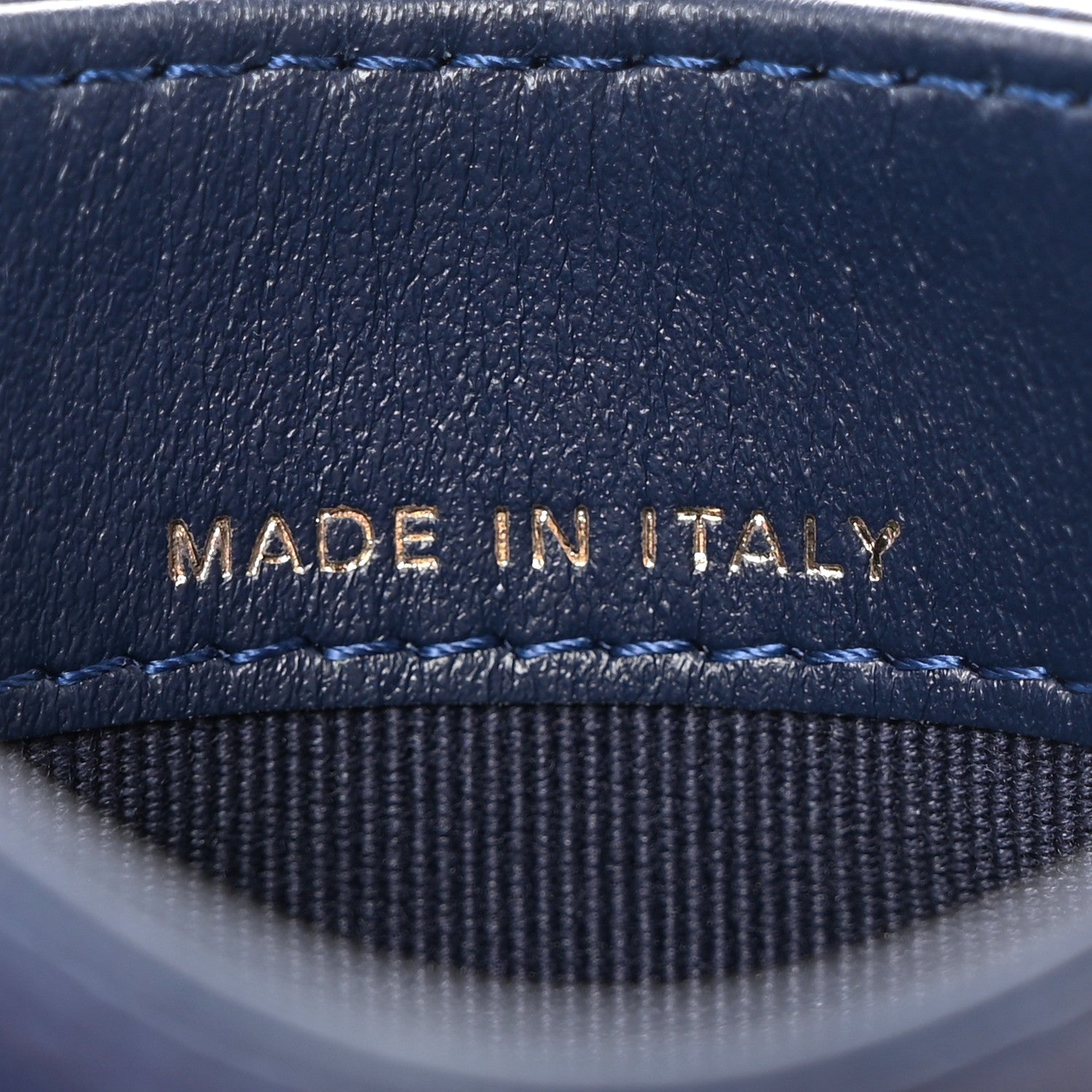 Chanel Caviar Quilted Card Holder Blue 7 of 8