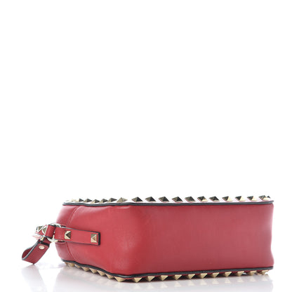 Valentino Garavani Calfskin Rockstud Camera Crossbody Bag Red 4 of 12