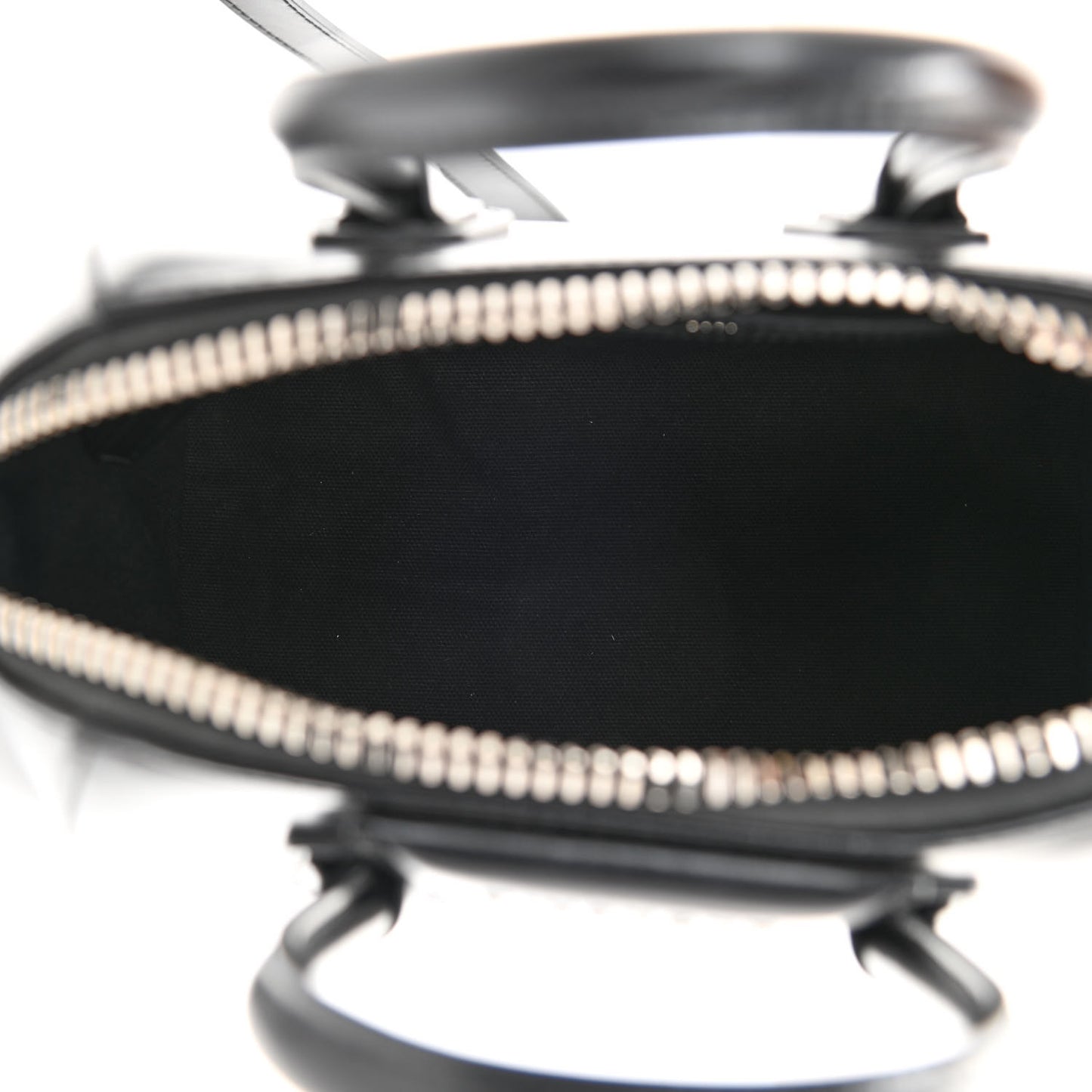 Shiny Lord Calfskin Mini Antigona Black