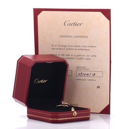 Cartier 18K Yellow Gold Small Juste Un Clou Ring 50 5.25 6 of 6