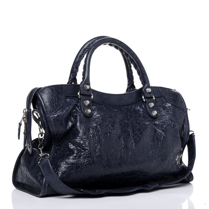 Balenciaga Agneau Giant 12 Silver Hardware City Bleu Mineral Light Bleu Mineral 4 of 20