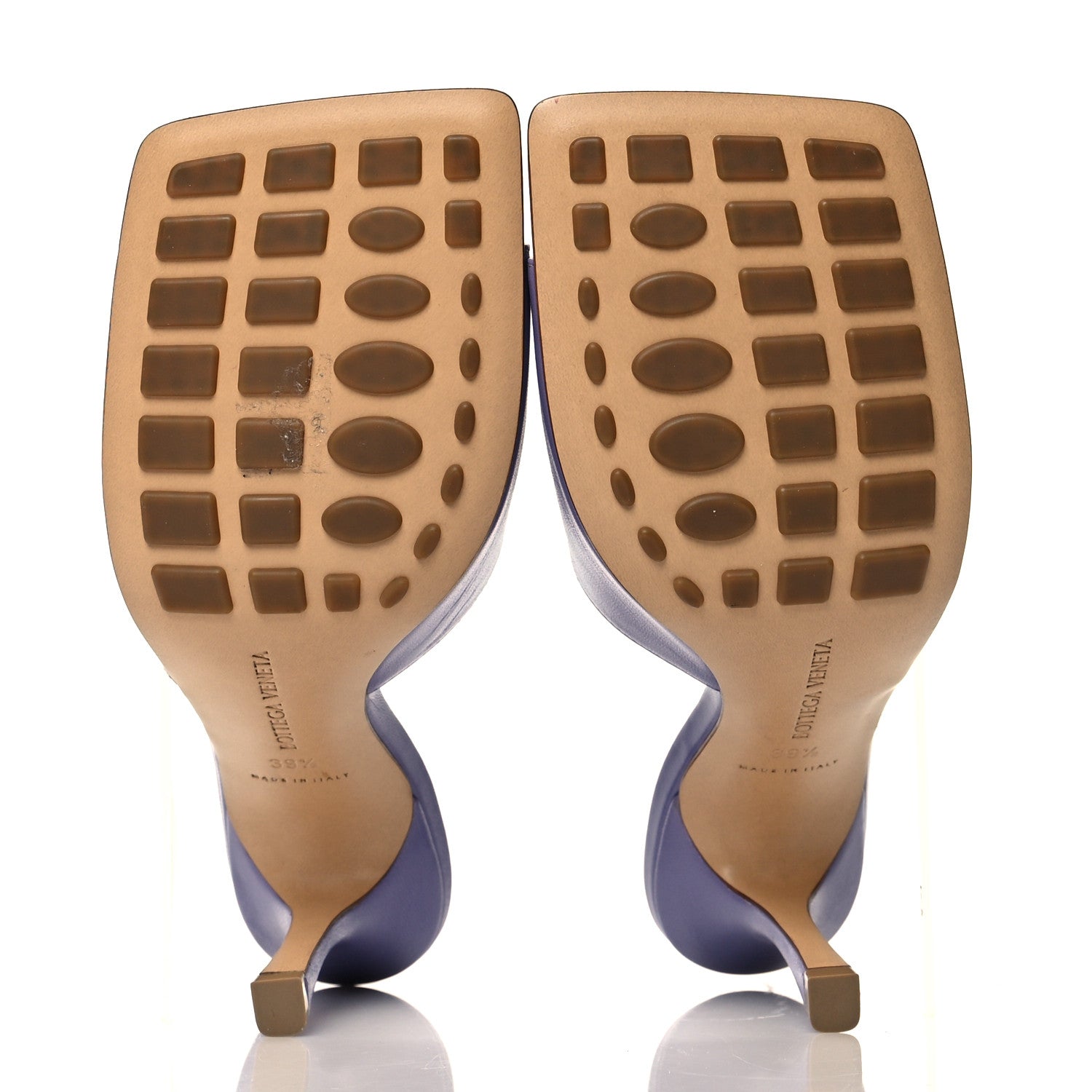 Bottega Veneta Lambskin Stretch Mule Sandals 39.5 Lavender 5 of 10