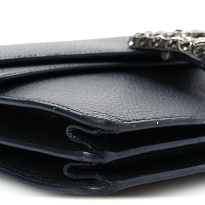 Gucci Pebbled Calfskin Small Dionysus Shoulder Bag Black 11 of 13