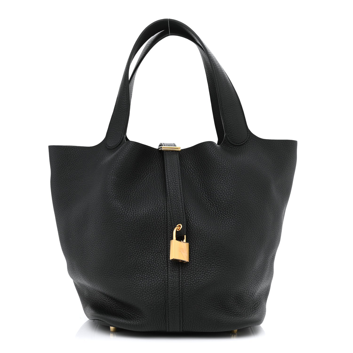 Hermes Taurillon Clemence Picotin Lock 26 GM Black 1 of 11