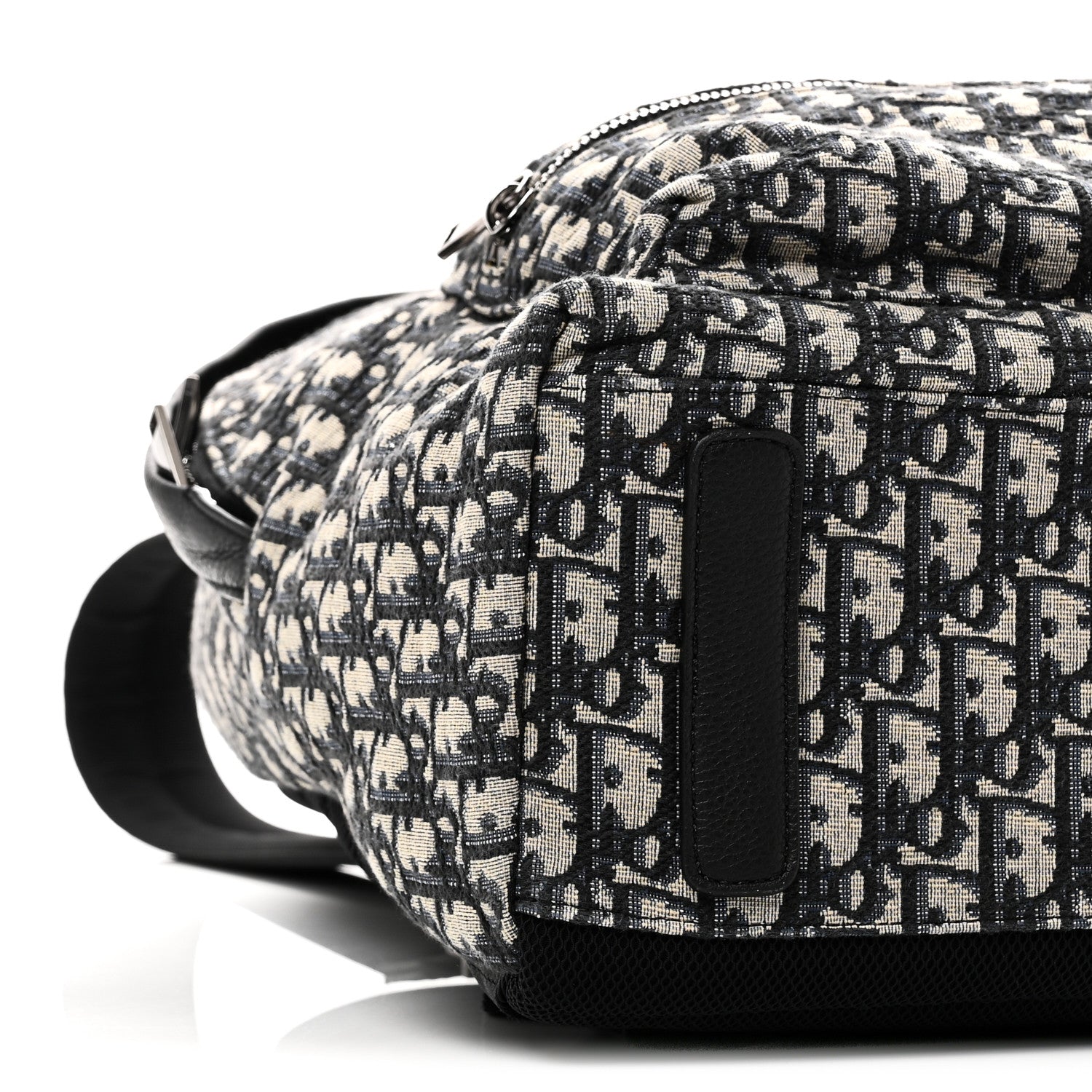 Christian Dior Oblique Calfskin Rider Backpack Beige Black 8 of 9