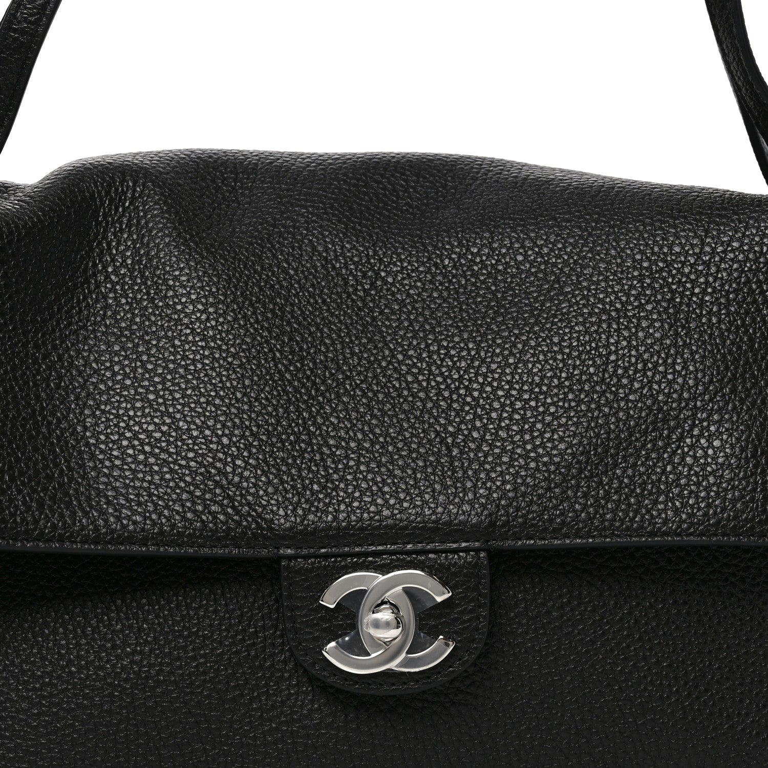 Chanel Grained Calfskin Small Souplissimo Maxi Flap Black 8 of 10